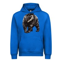 Cobalt Spectacled Bear Urban Hoodie - LillyAllenDesigns
