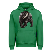 Emerald Spectacled Bear Urban Hoodie - LillyAllenDesigns