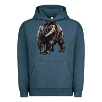 Pigment Midnight Navy Spectacled Bear Urban Hoodie - LillyAllenDesigns