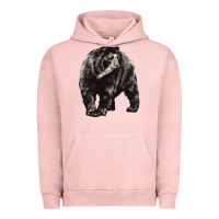 Pigment Salmon Spectacled Bear Urban Hoodie - LillyAllenDesigns
