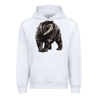 White Spectacled Bear Urban Hoodie - LillyAllenDesigns