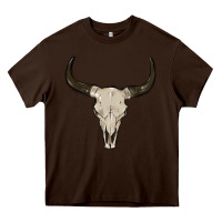 Cow Skul Heavy Core Tee | Teevron