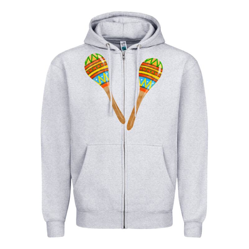 Maracas Fa Element Zipper Hoodie by FaDigitalArtStudio | Teevron