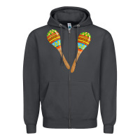 Smoke maracas fa element Zipper Hoodie - FaDigitalArtStudio
