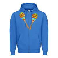 True Royal maracas fa element Zipper Hoodie - FaDigitalArtStudio