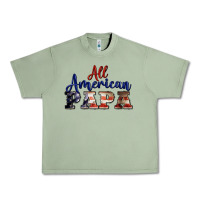 Oil Green all american papa Urban Heavy Tee - BarkalooDesign