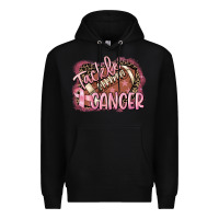 Black Tackle cancer Football Premium Hoodie - FaDigitalArtStudio