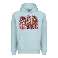 Blue Mist Tackle cancer Football Premium Hoodie - FaDigitalArtStudio