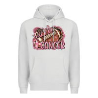 Dove Grey Tackle cancer Football Premium Hoodie - FaDigitalArtStudio