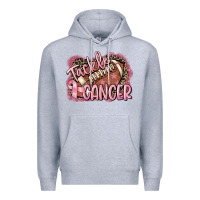 Heather Grey Tackle cancer Football Premium Hoodie - FaDigitalArtStudio