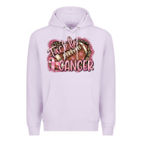 Lilac Tackle cancer Football Premium Hoodie - FaDigitalArtStudio