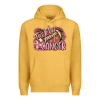 Mustard Tackle cancer Football Premium Hoodie - FaDigitalArtStudio