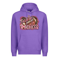 Purple Tackle cancer Football Premium Hoodie - FaDigitalArtStudio