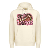 Tackle Cancer Football Premium Hoodie | Teevron