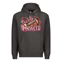 Smoke Tackle cancer Football Premium Hoodie - FaDigitalArtStudio