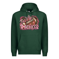 Sports Green Tackle cancer Football Premium Hoodie - FaDigitalArtStudio