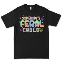 Black somebody's feral child Premium Tee - MaliasSmallBusiness