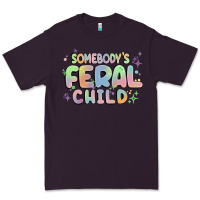 Plum somebody's feral child Premium Tee - MaliasSmallBusiness