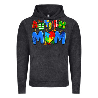 Vintage Black autism mom Vintage Hoodie - Artiststas