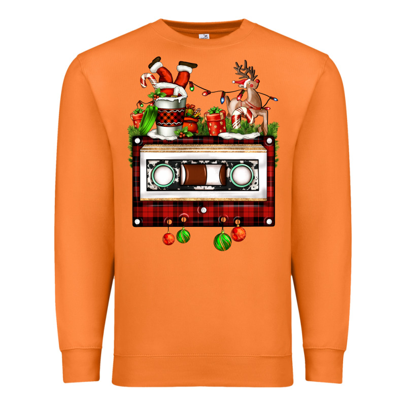 Christmas Cassette Premium Sweatshirt by FaDigitalArtStudio | Teevron
