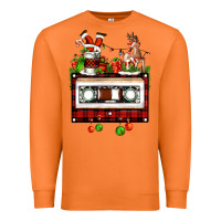 Carrot christmas cassette Premium Sweatshirt - FaDigitalArtStudio