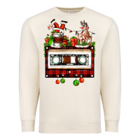 Sandshell christmas cassette Premium Sweatshirt - FaDigitalArtStudio