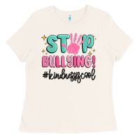 Bone stop bullying kindness is cool Ladies Tee - MaliasSmallBusiness