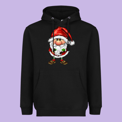 Santa Gnomes Heavyweight Hoodie Designed By Fadigitalartstudio