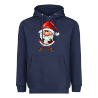 Navy santa gnomes Heavyweight Hoodie - FaDigitalArtStudio