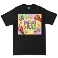 Black mardi gras Premium Tee - MaliasSmallBusiness