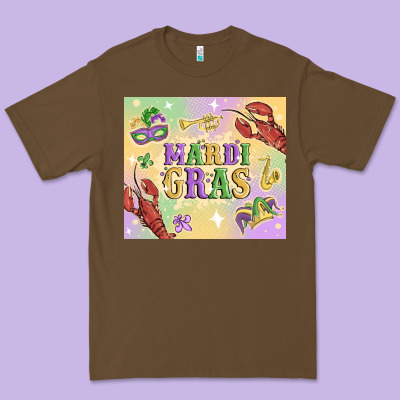 Mardi Gras Premium Tee Designed By Maliassmallbusiness