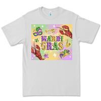 Dove Grey mardi gras Premium Tee - MaliasSmallBusiness