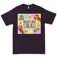 Plum mardi gras Premium Tee - MaliasSmallBusiness
