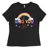 Black be who you are Ladies Tee - MaliasSmallBusiness