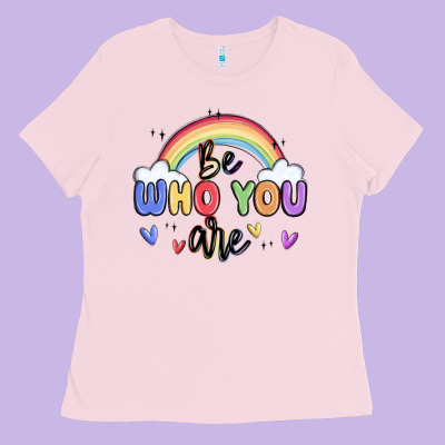 Be Who You Are Ladies Tee Designed By Maliassmallbusiness