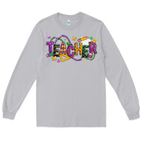 Moon Dust mardi gras teacher Long Sleeve Tee - texasbilliewilder