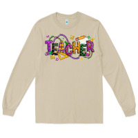 Mushroom mardi gras teacher Long Sleeve Tee - texasbilliewilder