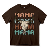 Chocolate Brown mama Heavy Core Tee - MaliasSmallBusiness