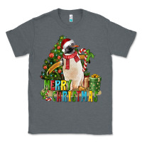 Charcoal Heather Merry Christmas Penguin Classic Tee - LillyAllenDesigns