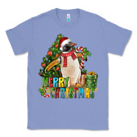 Colony Blue Merry Christmas Penguin Classic Tee - LillyAllenDesigns