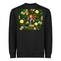 Wizard Girl With Magic Heavyweight Sweatshirt | Teevron