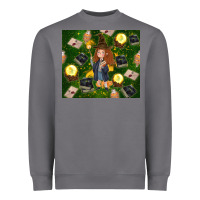 Storm wizard girl with magic Heavyweight Sweatshirt - TumblerDesignByShophia