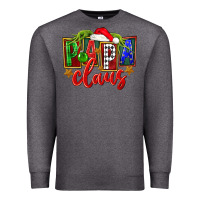 Charcoal Heather Christmas papa claus Premium Sweatshirt - FaDigitalArtStudio