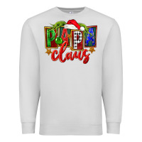 Dove Grey Christmas papa claus Premium Sweatshirt - FaDigitalArtStudio