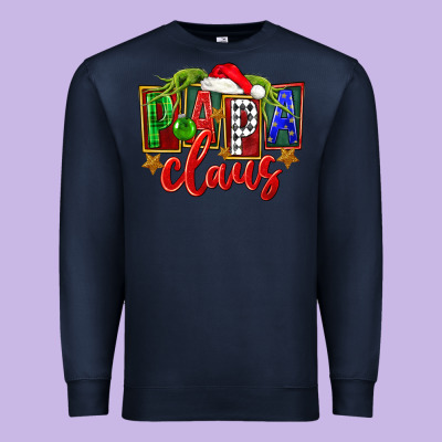 Christmas Papa Claus Premium Sweatshirt Designed By Fadigitalartstudio