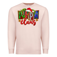 Pale Pink Christmas papa claus Premium Sweatshirt - FaDigitalArtStudio
