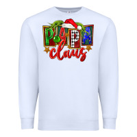 White Christmas papa claus Premium Sweatshirt - FaDigitalArtStudio
