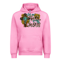 Fuchsia Pink let me tell you about my jesus Urban Hoodie - RacoonDesign