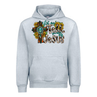 Heather Grey let me tell you about my jesus Urban Hoodie - RacoonDesign