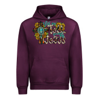 Mauve Wine let me tell you about my jesus Urban Hoodie - RacoonDesign